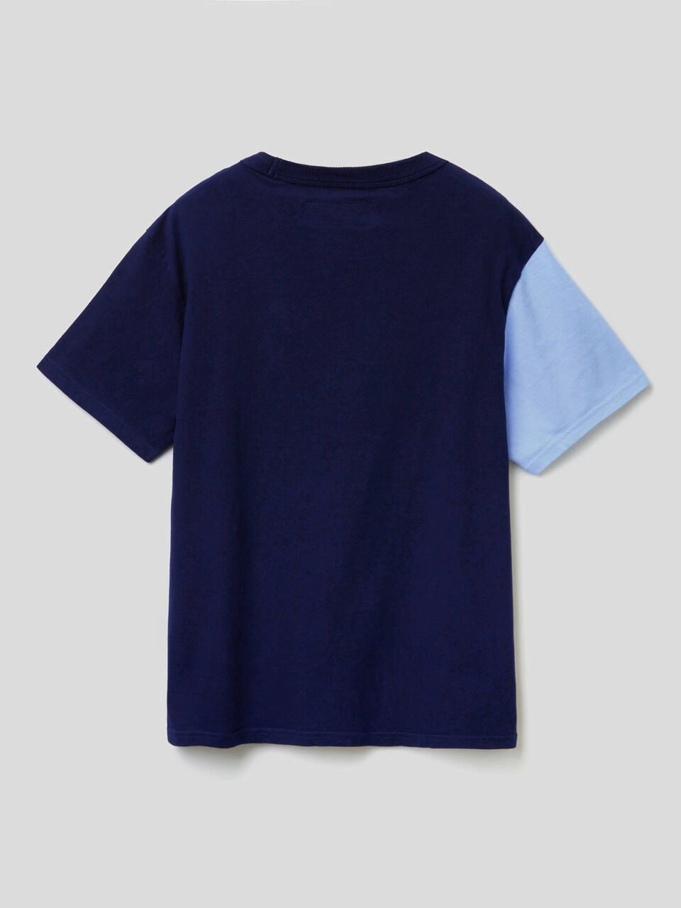 T-shirt color block de manga curta image number 2