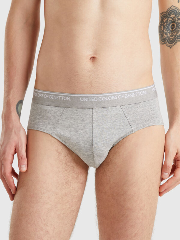Slip em algodão stretch Homem