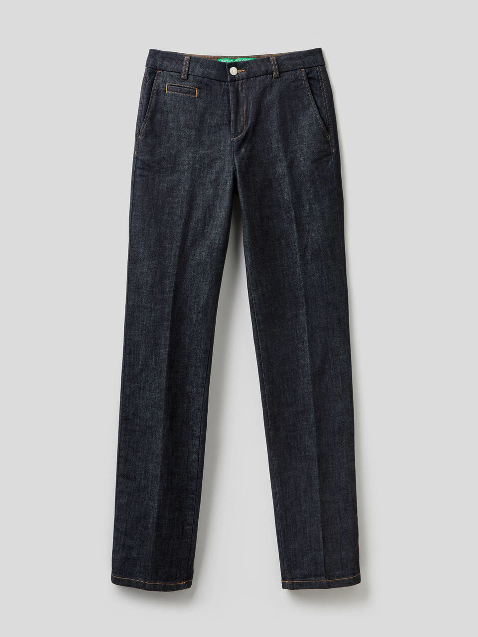 Chinos em denim elástico image number 1