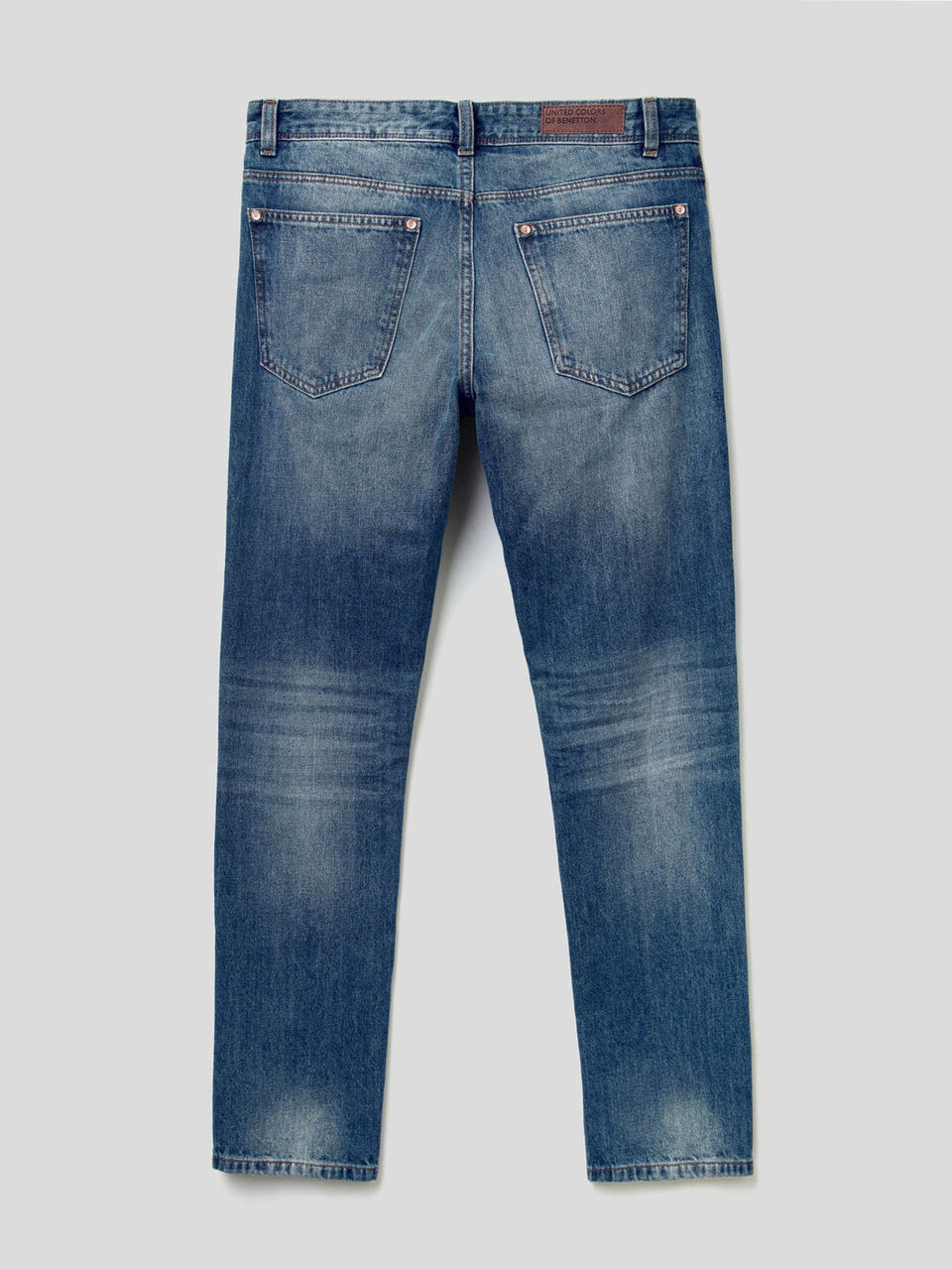 Jeans straight leg 100% algodão image number 2