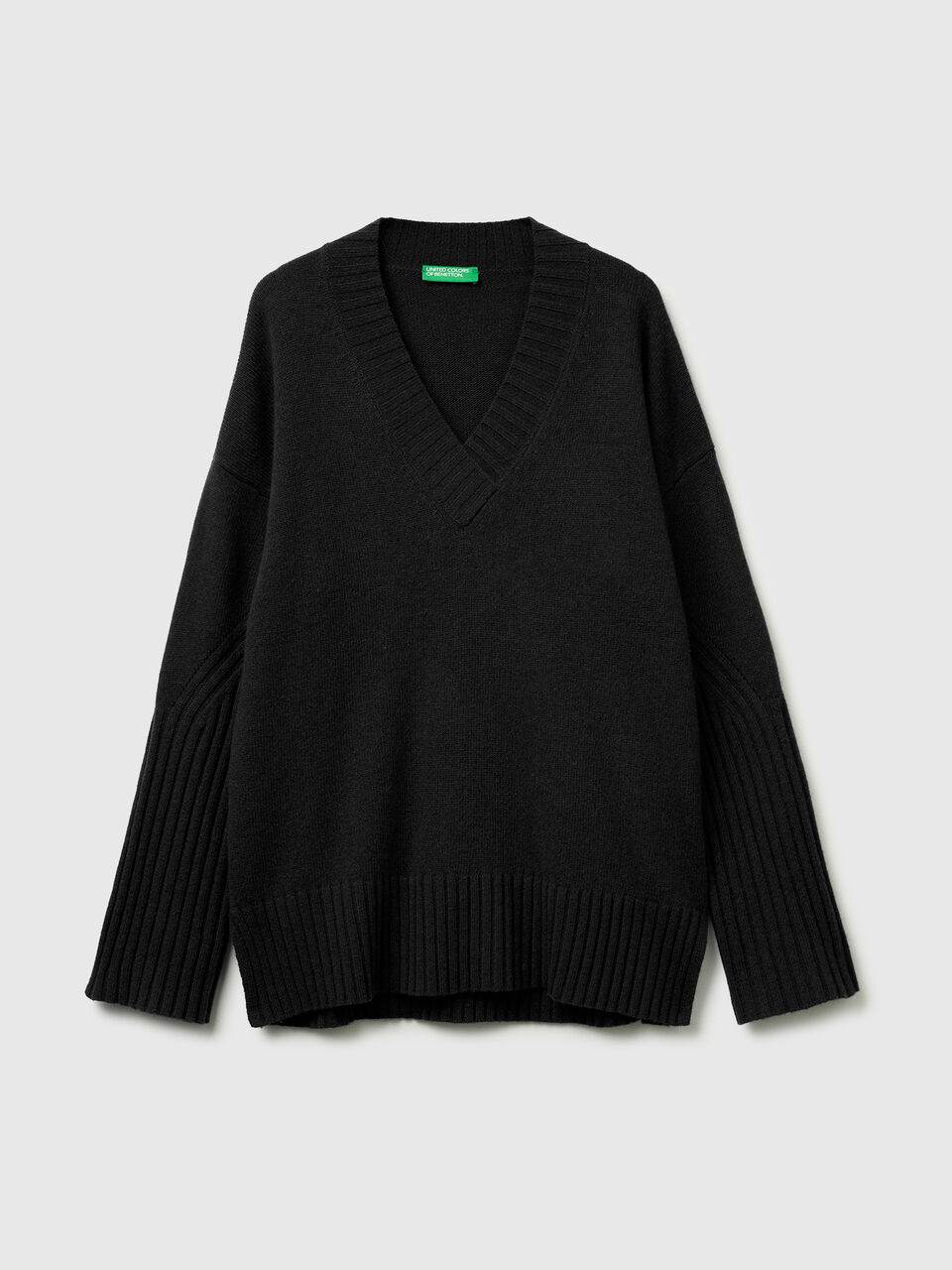 V NECK SWEATER L/S Mulher image number 1