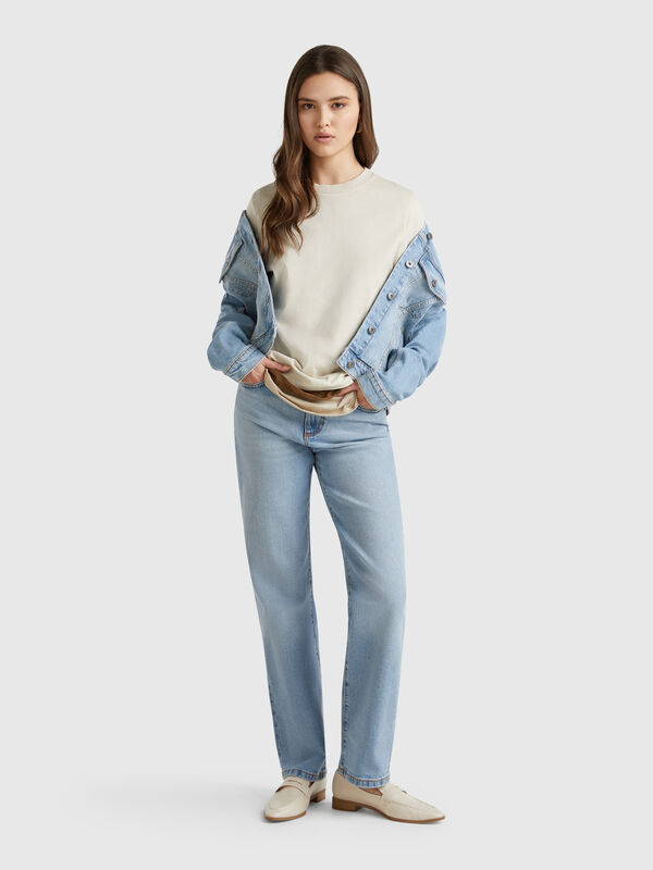 Jeans straight Mulher