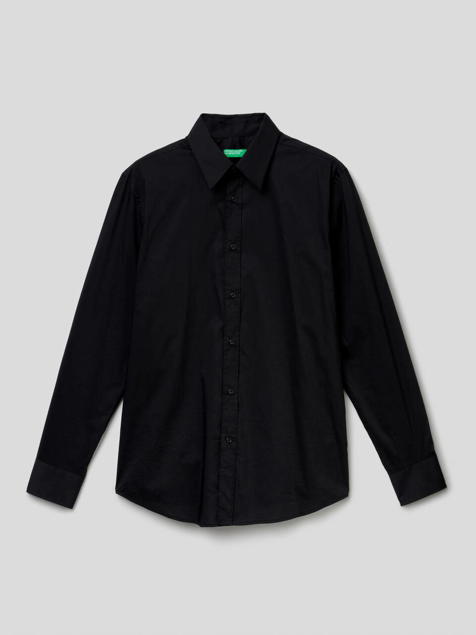 Camisa slim fit fio tinto image number 1