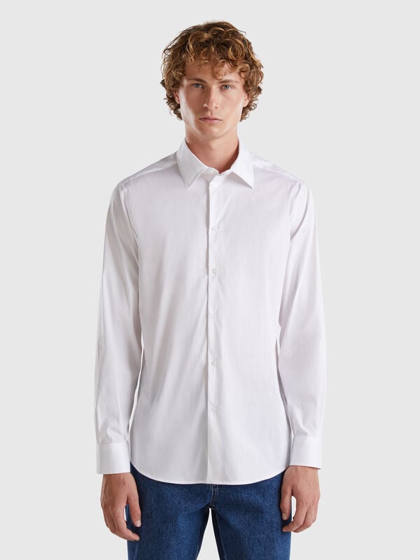 Camisa slim fit Homem