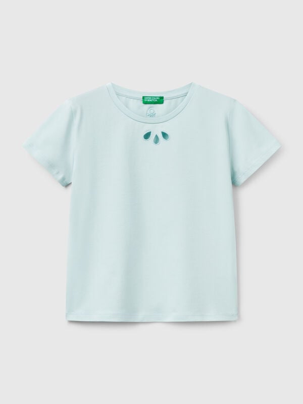 T-shirt com motivo cut out Menina