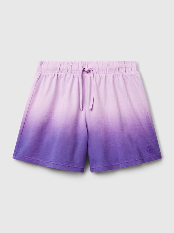 Shorts dip-dye Menina
