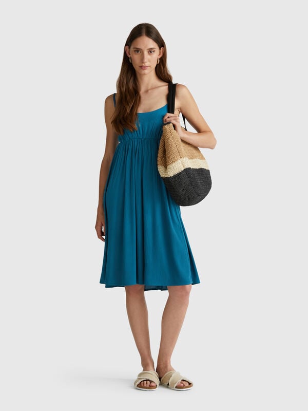 Vestido em viscose pura Mulher