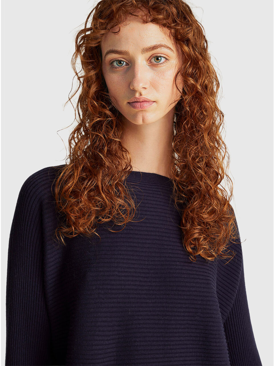 BOAT-NECK SWEAT.L/S Mulher image number null