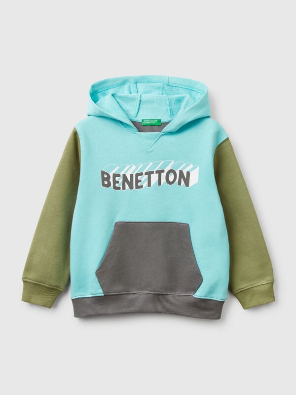 Sweat com capuz 100% algodão Menino