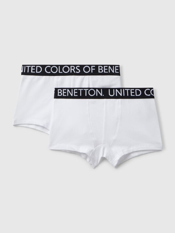 Dois boxers com elástico logótipo Menino