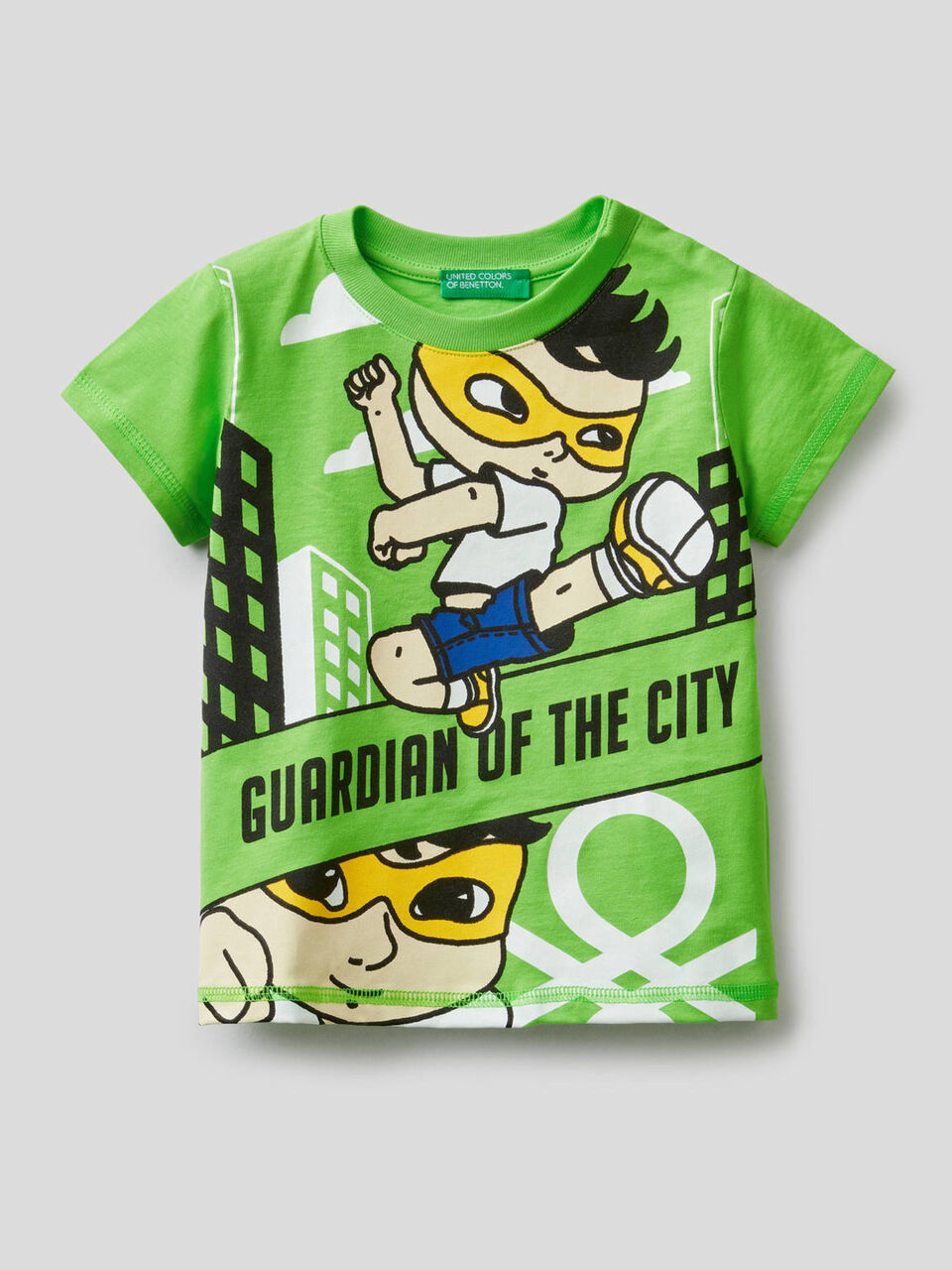 T-shirt 100% algodão com estampa super-heróis image number null