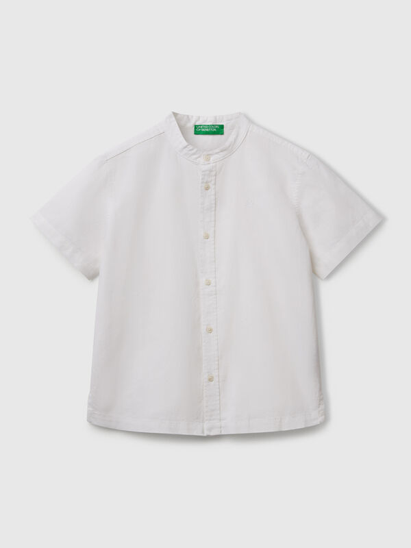 Camisa coreana de manga curta Menino
