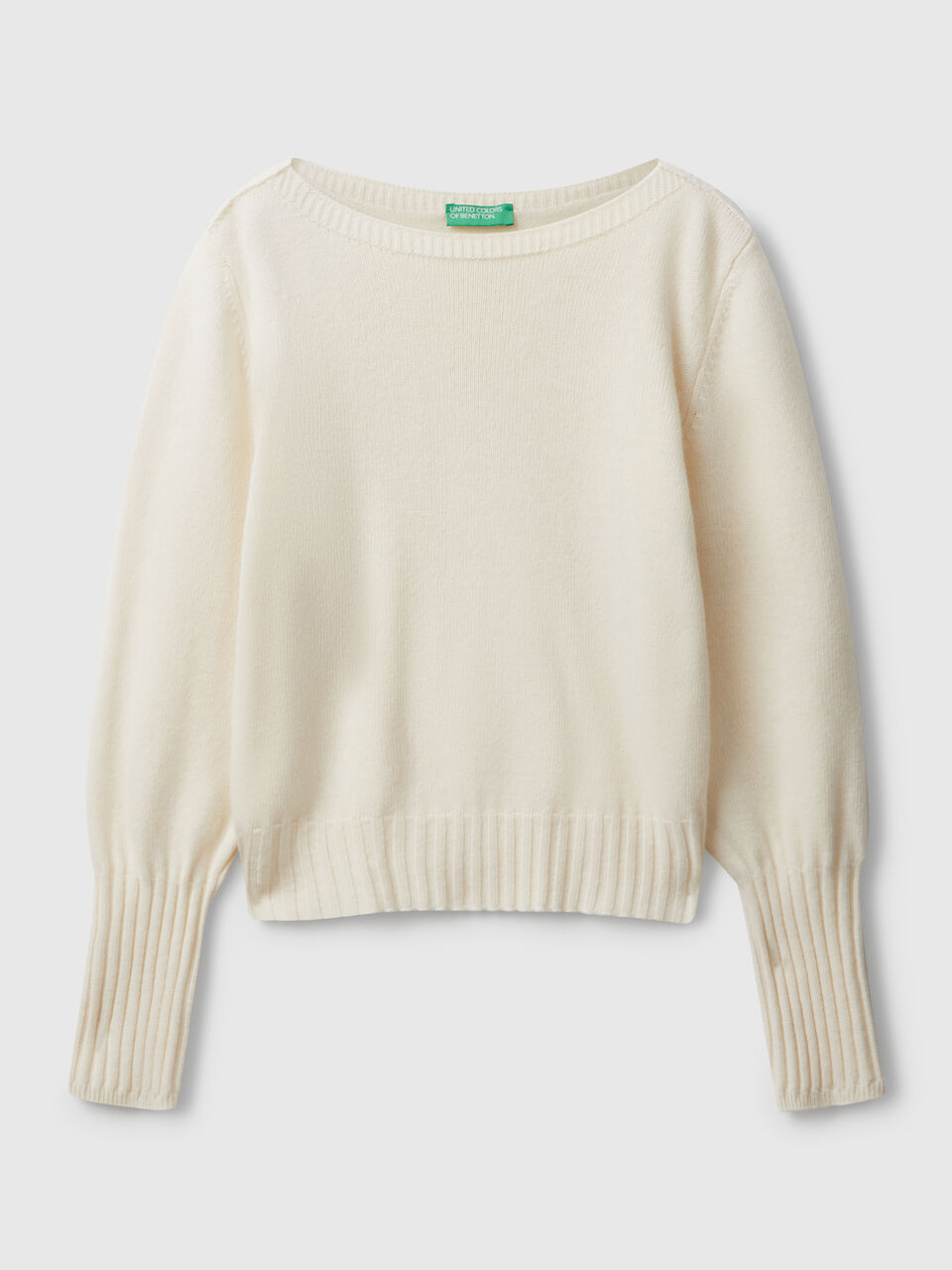 BOAT-NECK SWEAT.L/S Mulher image number 1