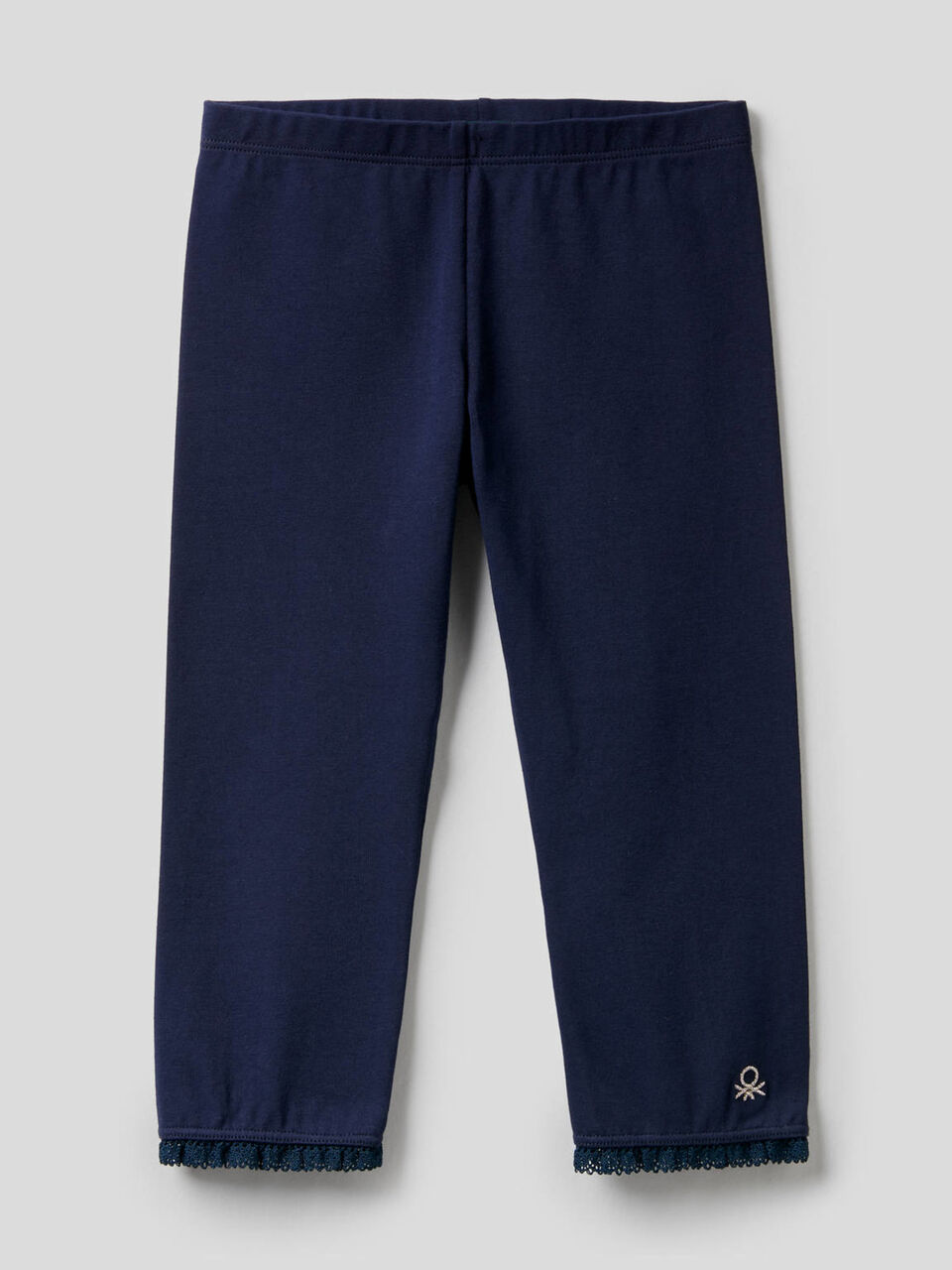 Leggings 3/4 em algodão stretch image number 1