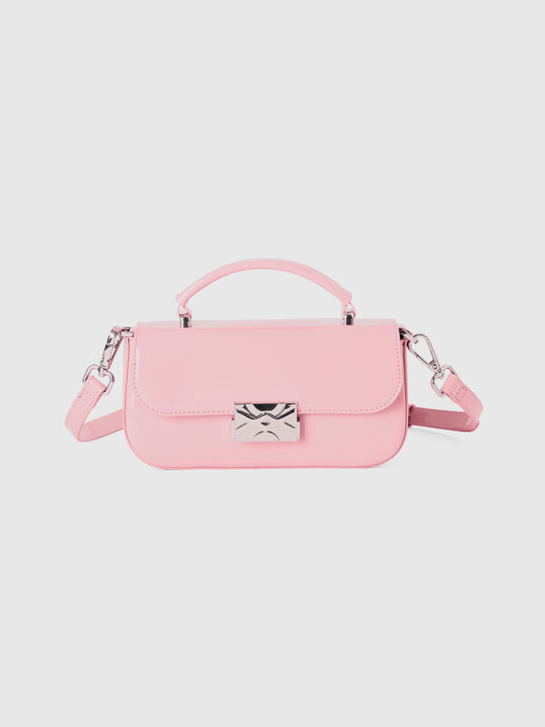Mini bolsa rosa pastel Mulher