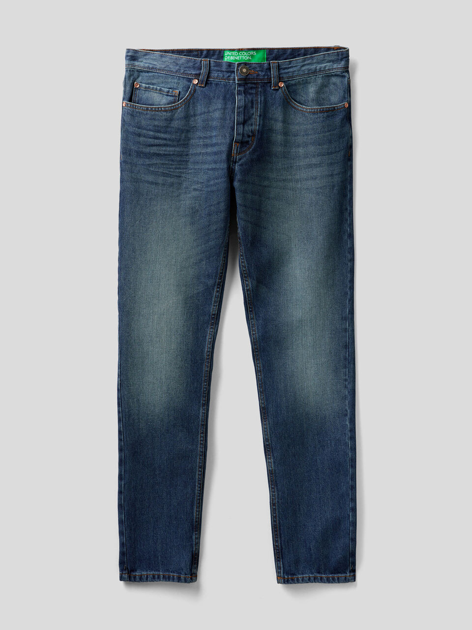 Jeans straight leg 100% algodão image number 1