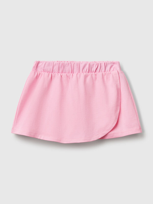 Saia-calça em algodão puro Menina