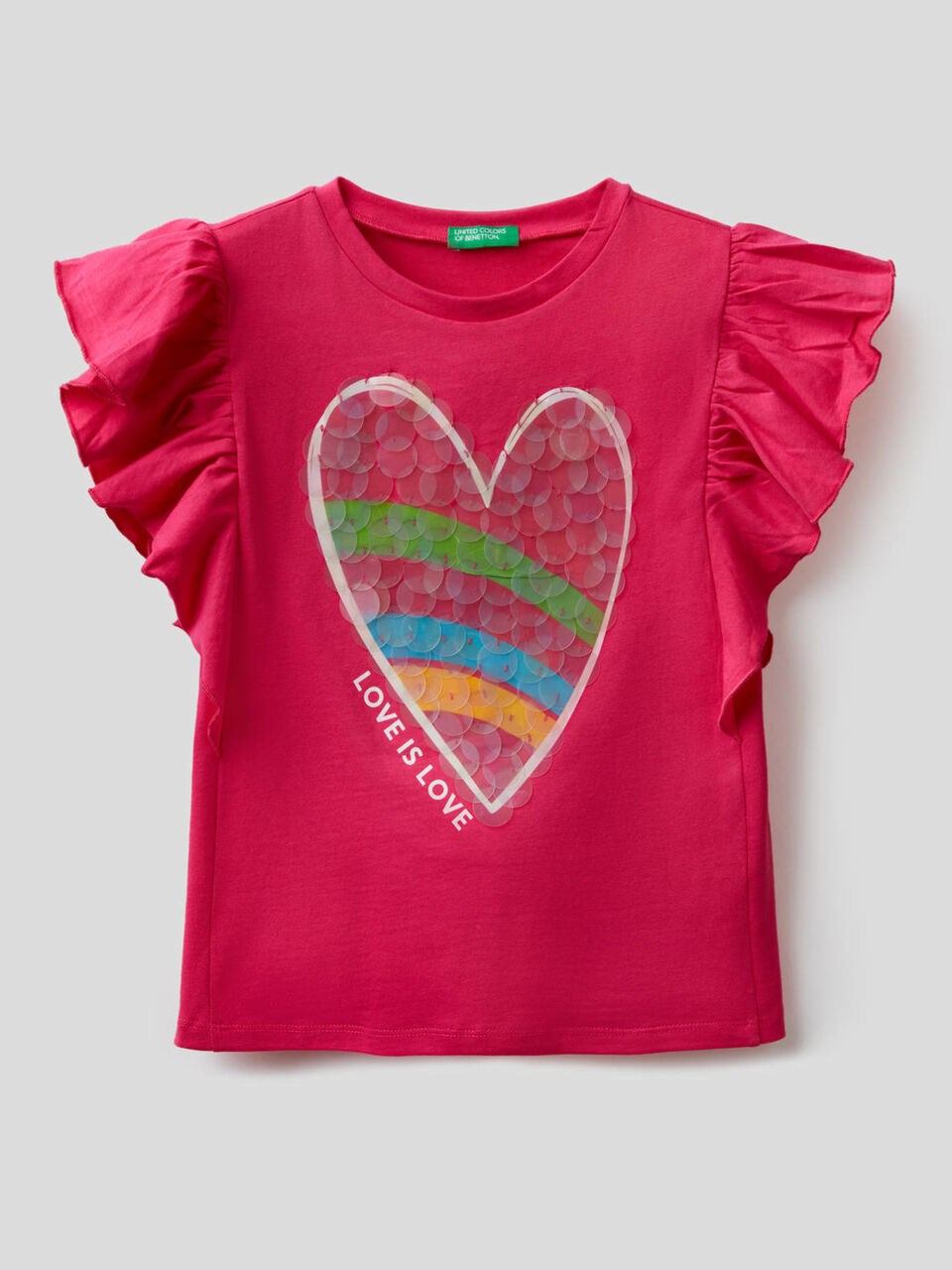 T-shirt com manga folho image number null