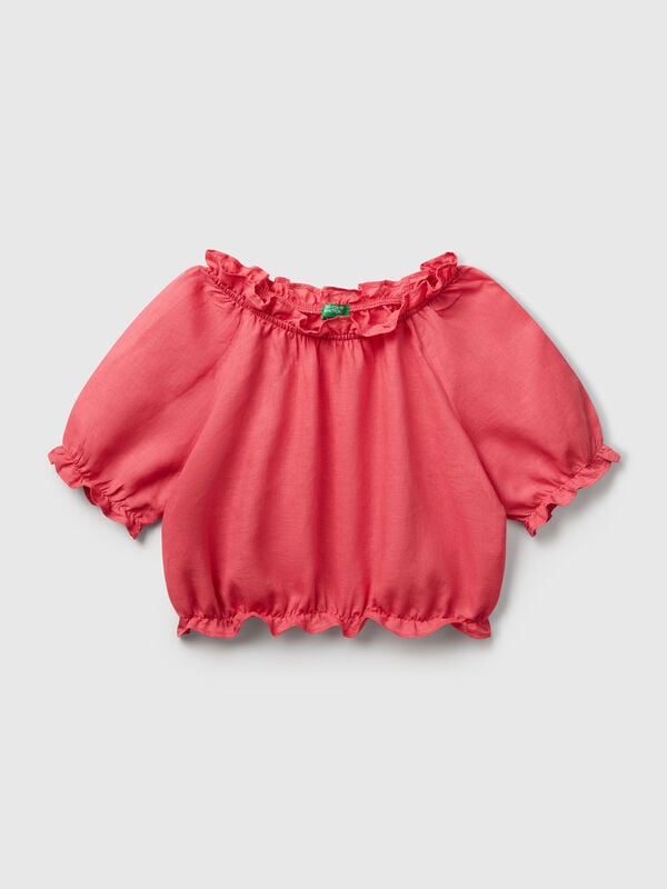 Blusa de manga curta Menina