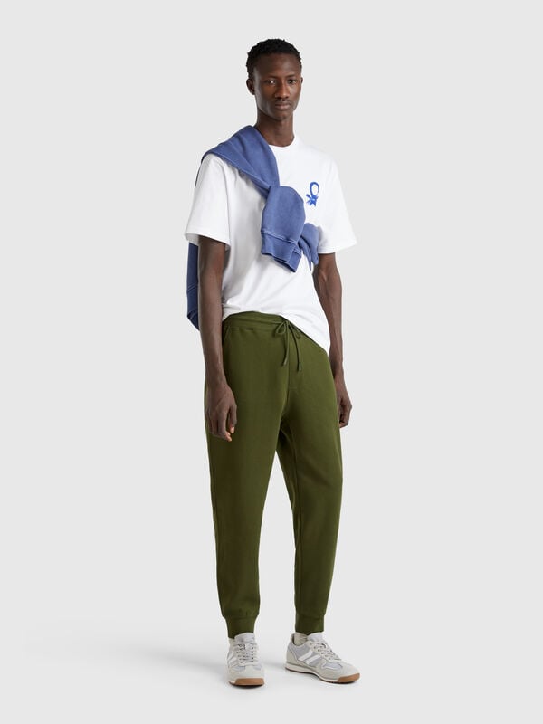 Joggers em felpo de algodão  Homem