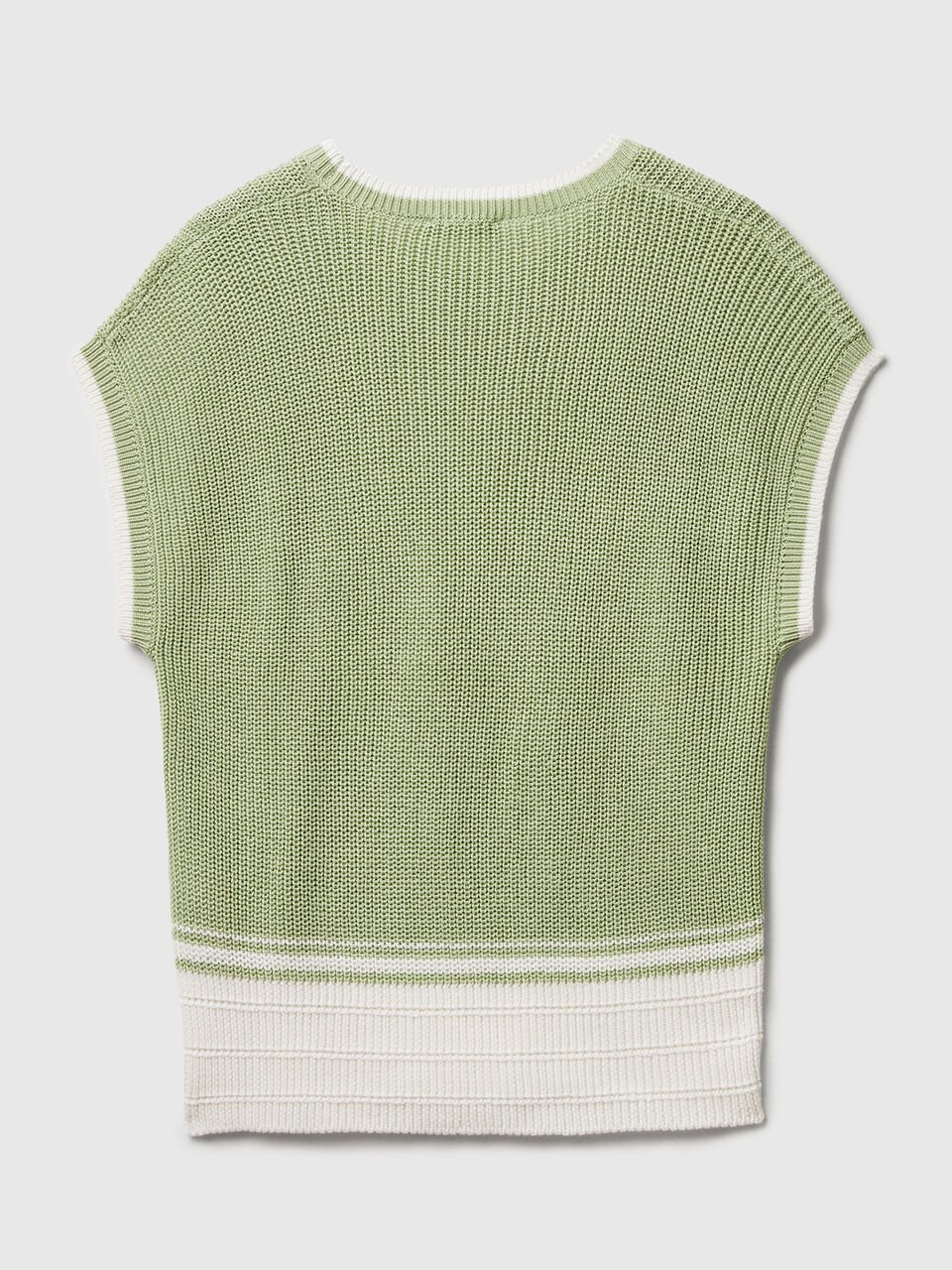 SLEEVELESS SWEATER Mulher image number 2