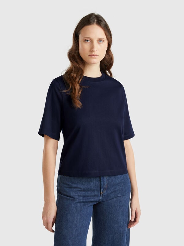 T-shirt boxy fit 100% algodão Mulher