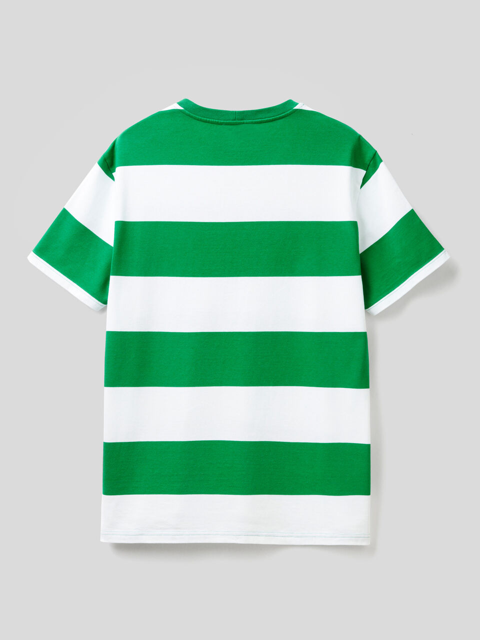 T-shirt às riscas 100% algodão orgânico image number 2