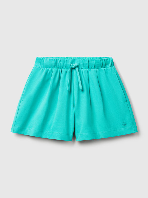 Shorts em algodão puro Menina