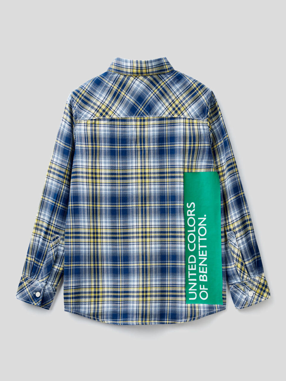 Camisa aos quadrados 100% algodão image number 2