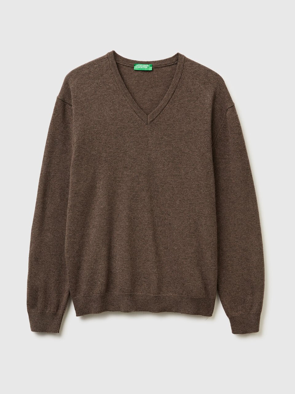 V NECK SWEATER L/S Homem image number 1