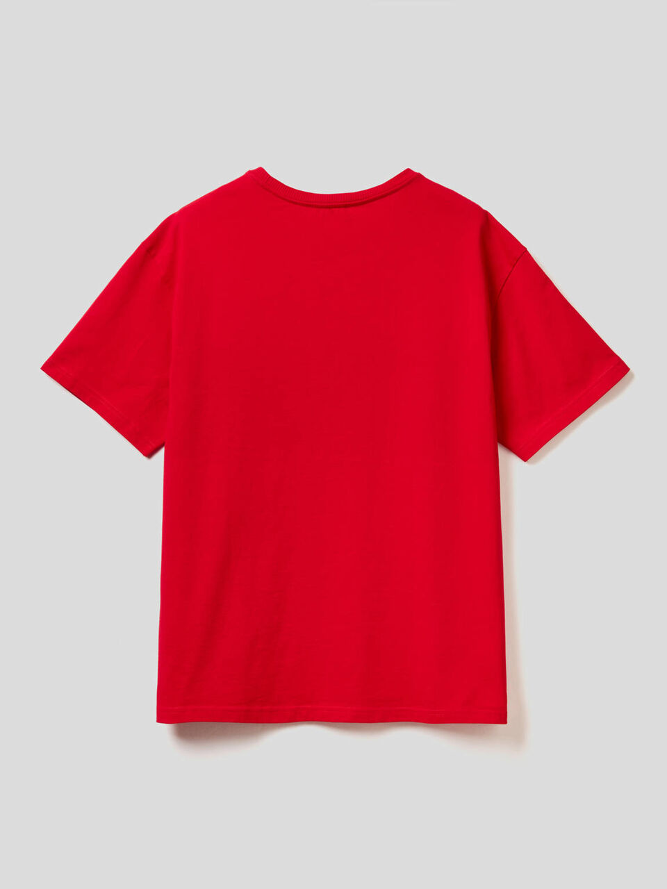 T-shirt 100% algodão com faixa em contraste image number 2
