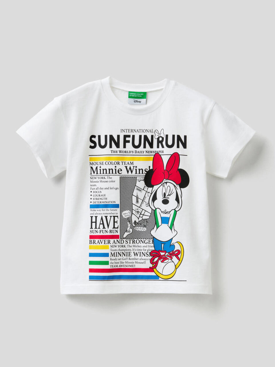 T-shirt com estampa Minnie image number 1