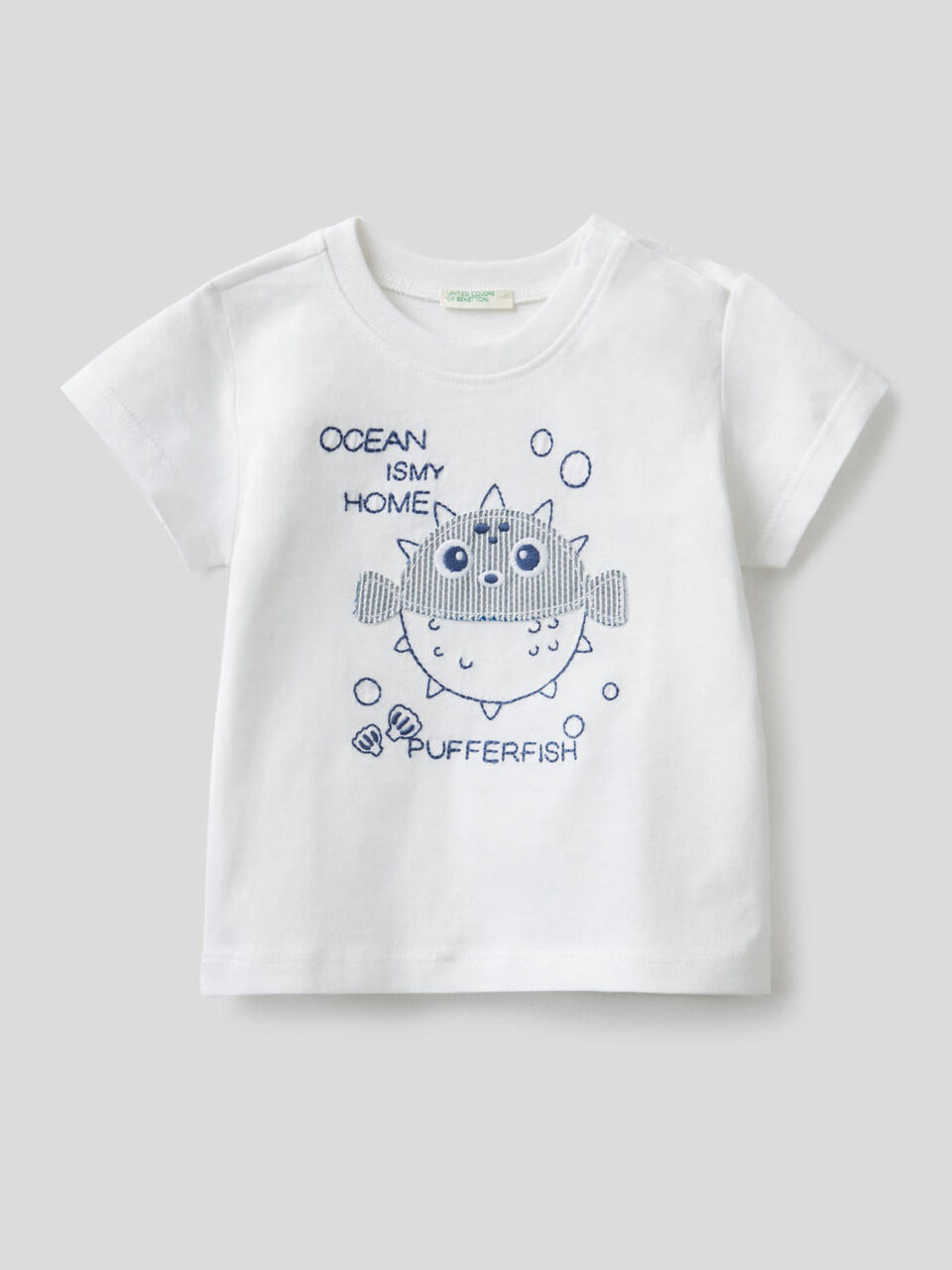 T-shirt em algodão orgânico com estampa image number 1