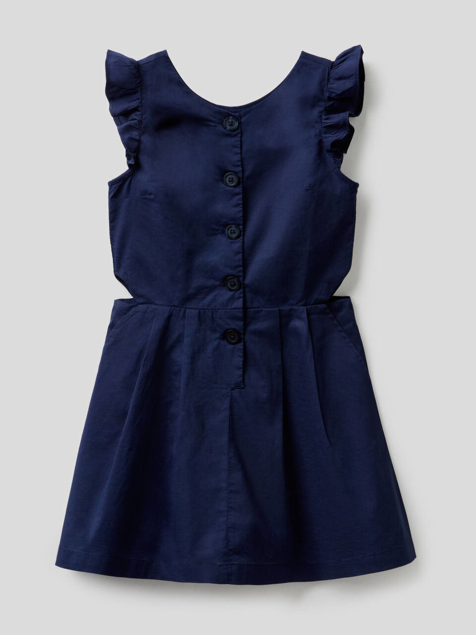 Vestido evasé em 100% algodão image number 1