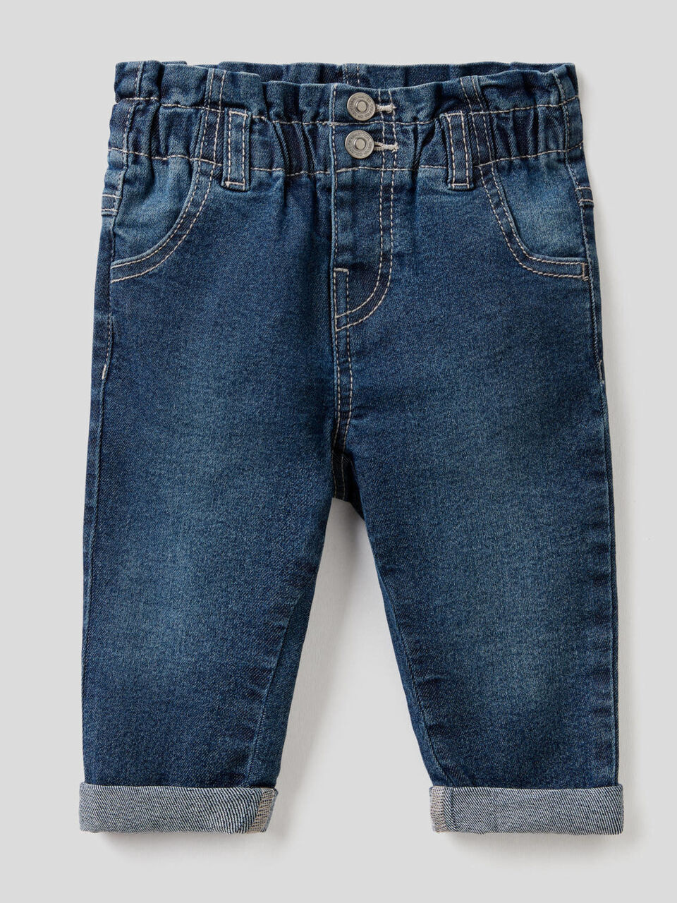 Jeans "Eco Recycle" corte paperbag image number 1