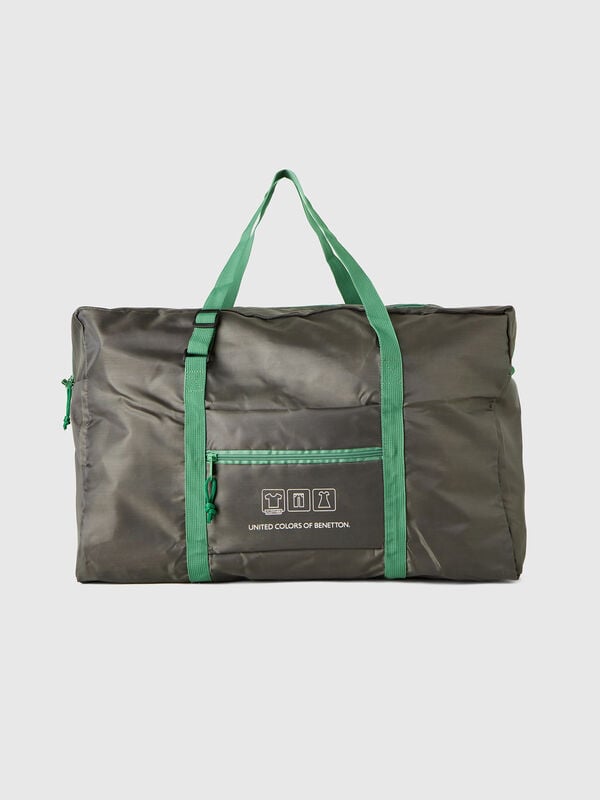 Saco de viagem verde militar