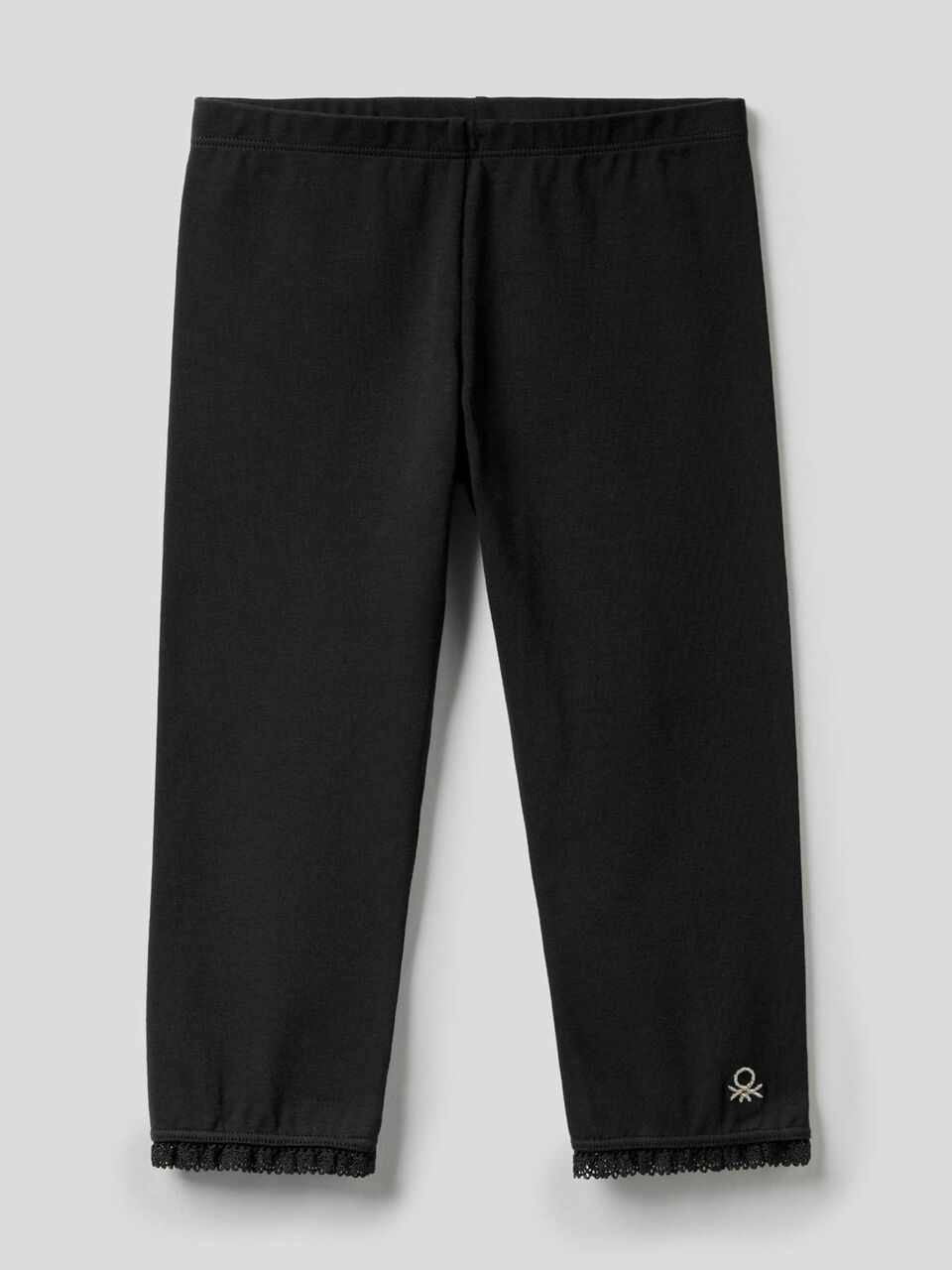 Leggings 3/4 em algodão stretch image number 1