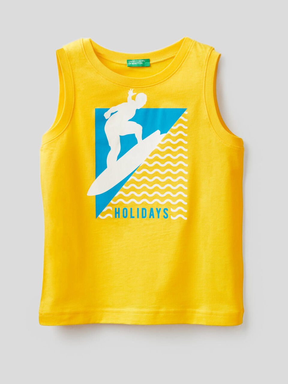 T-shirt sem mangas com estampa image number null