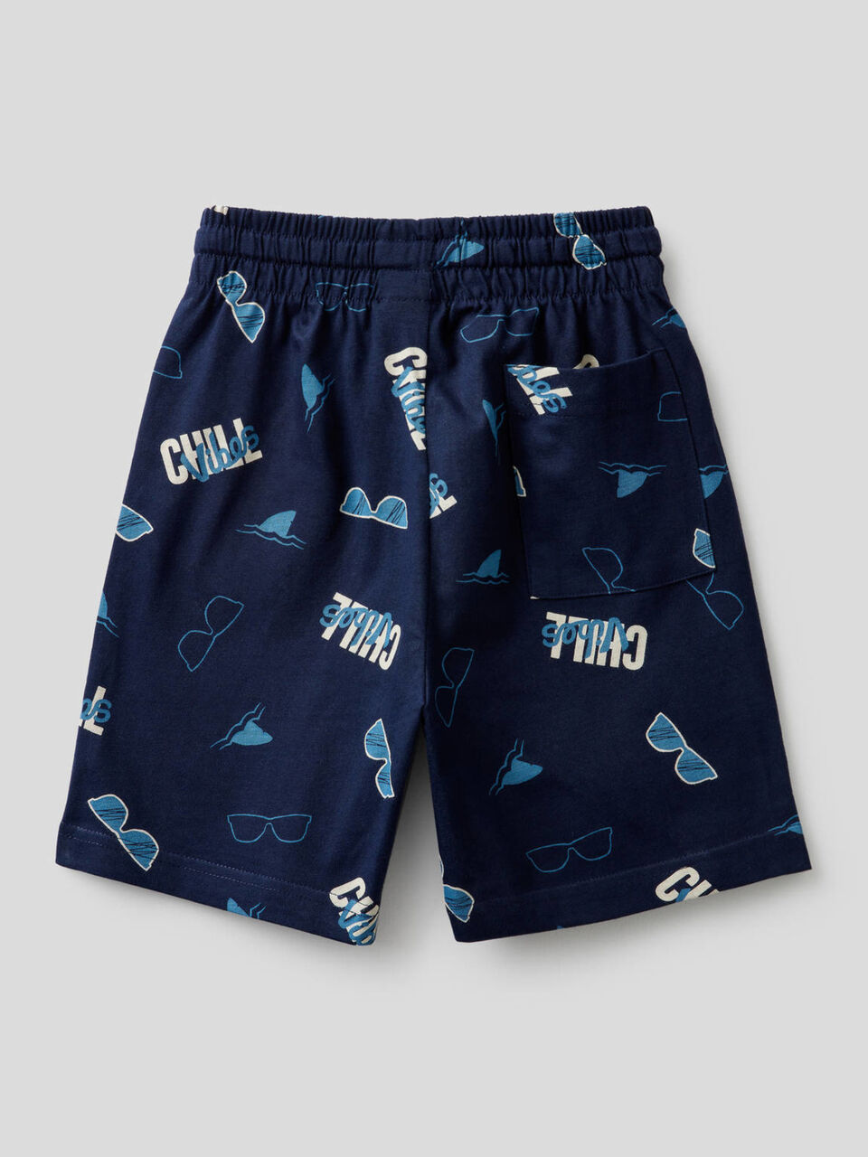 Bermudas estampadas 100% algodão image number 2
