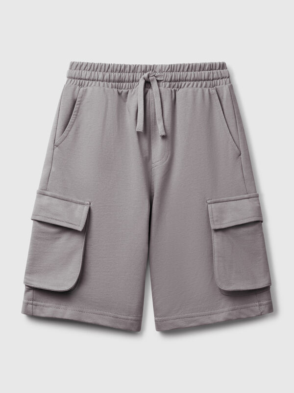 Shorts cargo em felpo leve Menino