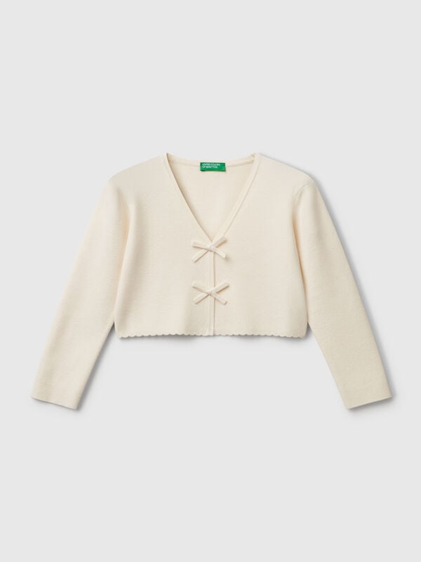 Cardigan com laços Menina