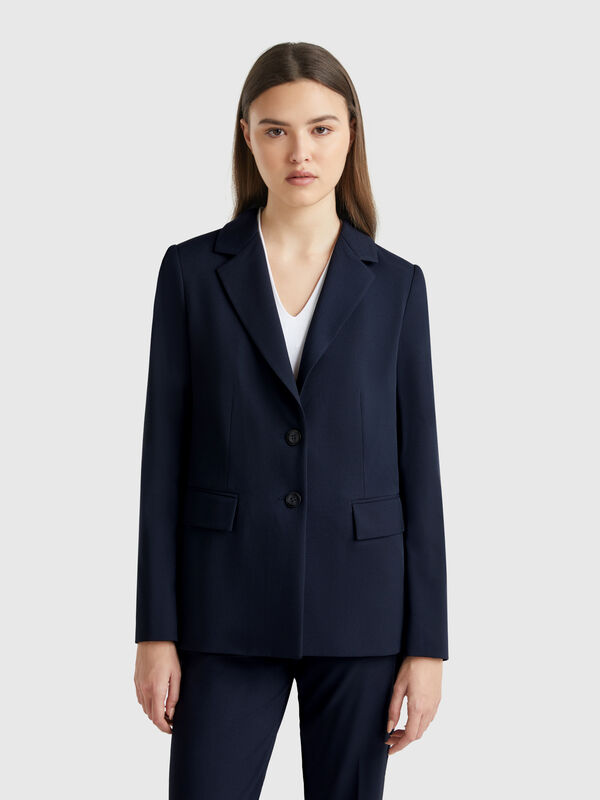 Blazer slim fit Mulher