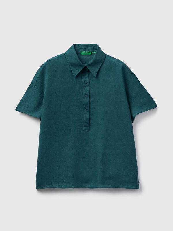 Blusa em linho puro Blusa em linho puro Mulher
