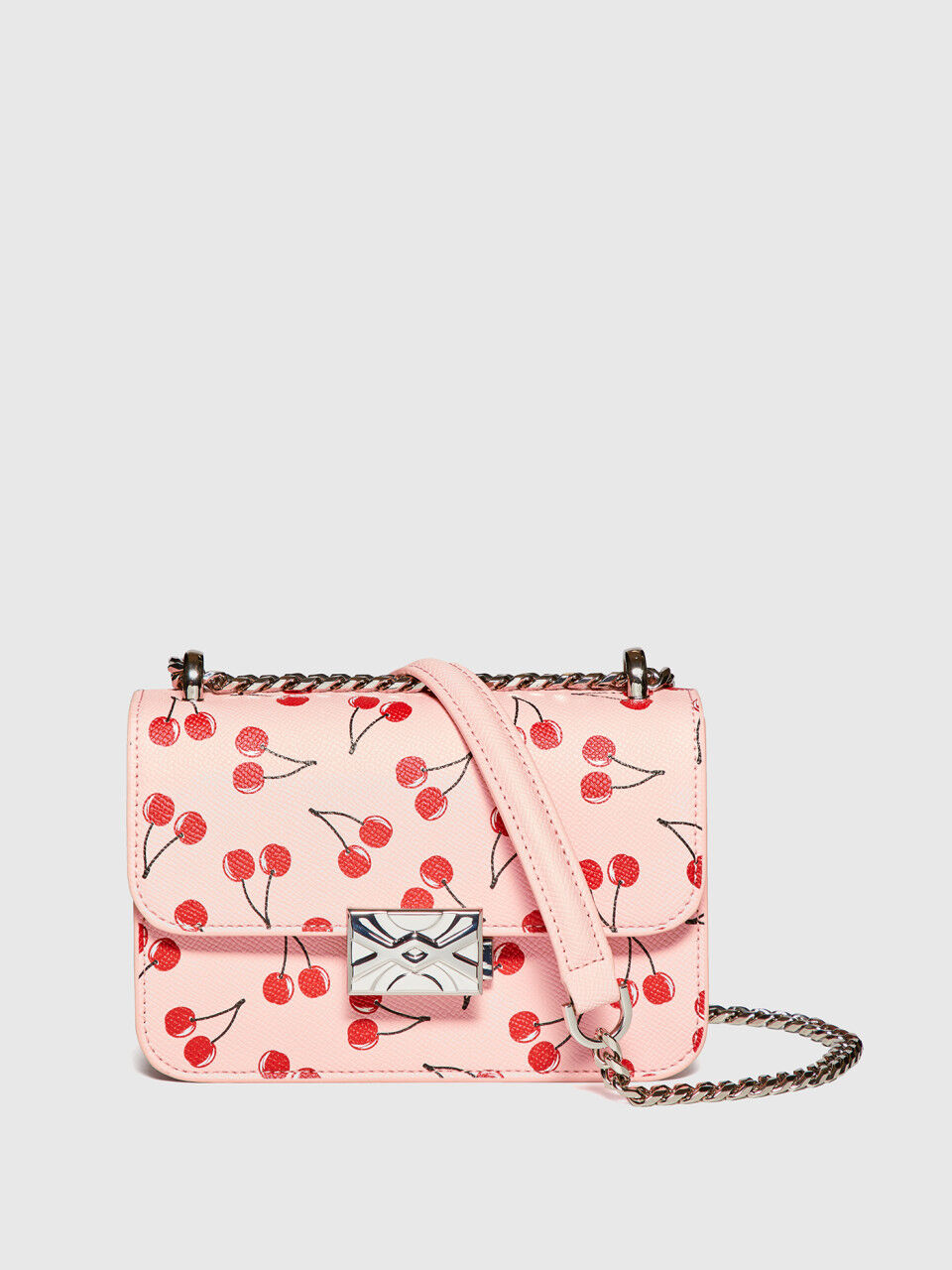 Be Bag pequena rosa com cerejas