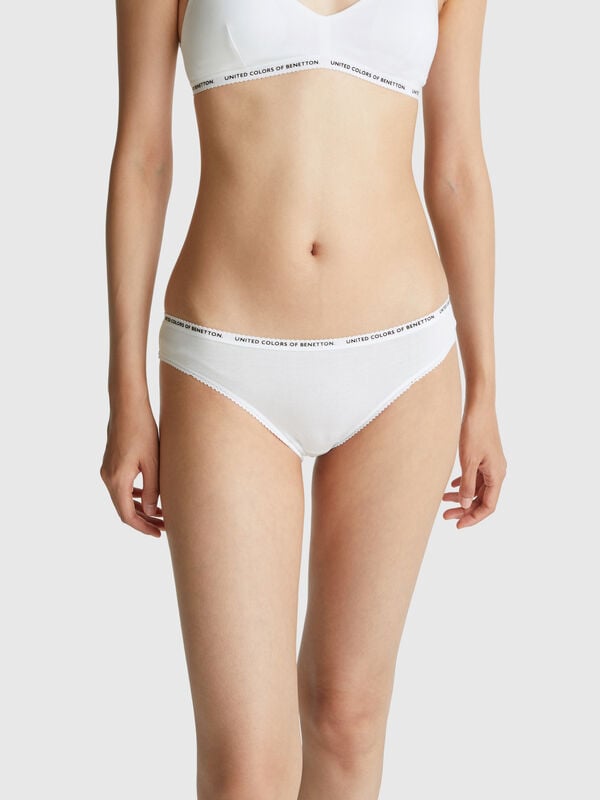 Slip em algodão stretch Mulher
