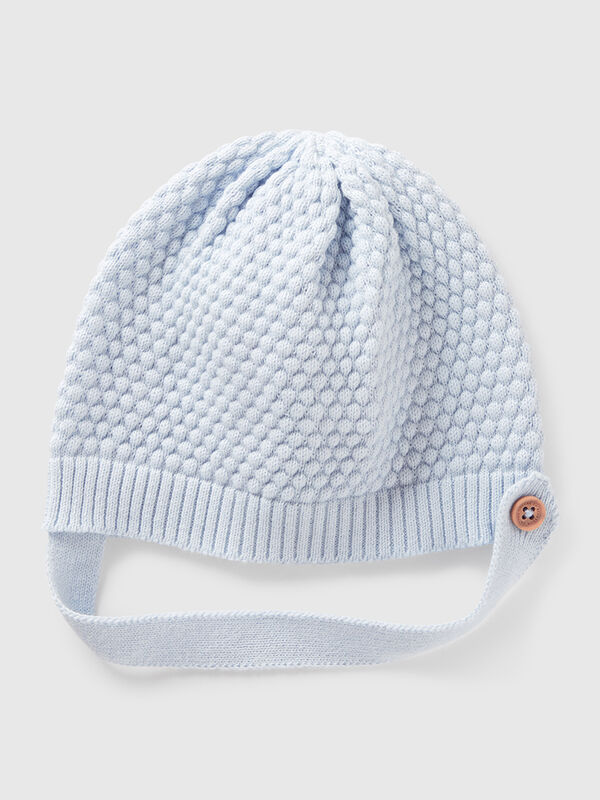 Gorro trabalhado 100% algodão Recém-nascido