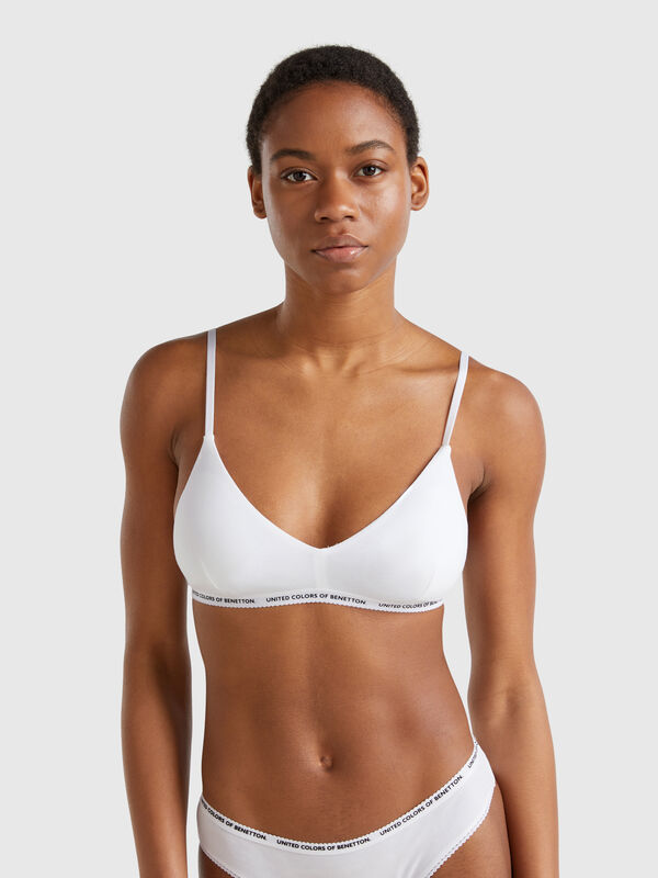 Brassiere em algodão stretch Mulher
