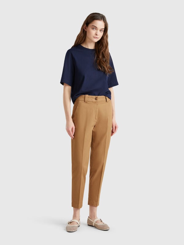 Calças slim fit Mulher