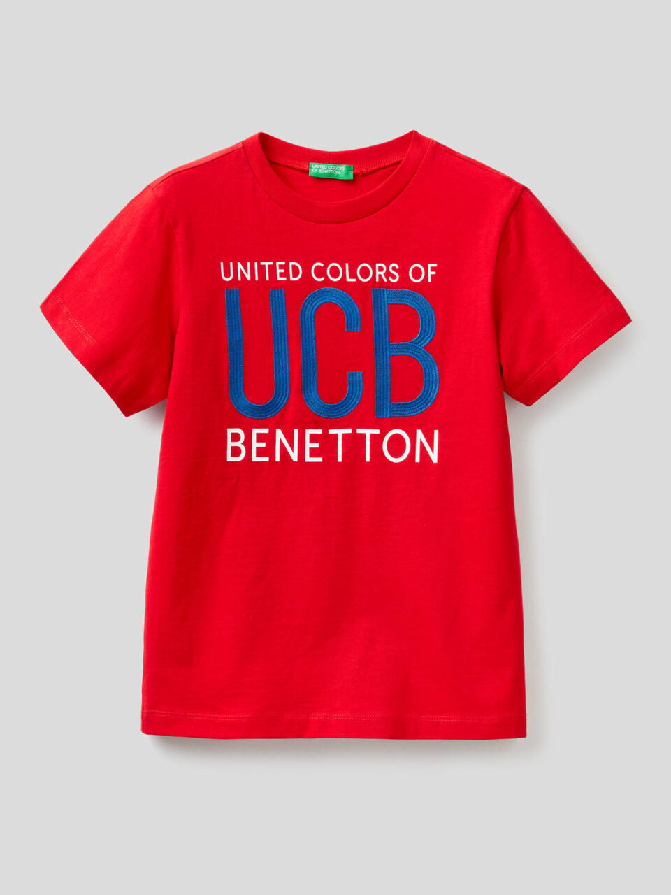 T-shirt 100% algodão com logótipo bordado image number 1