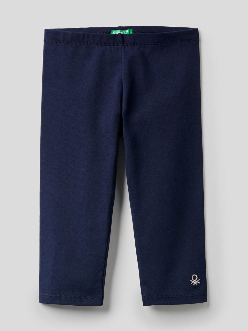Leggings 3/4 em algodão stretch image number 1